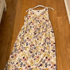 Old navy medium maternity maxi dress